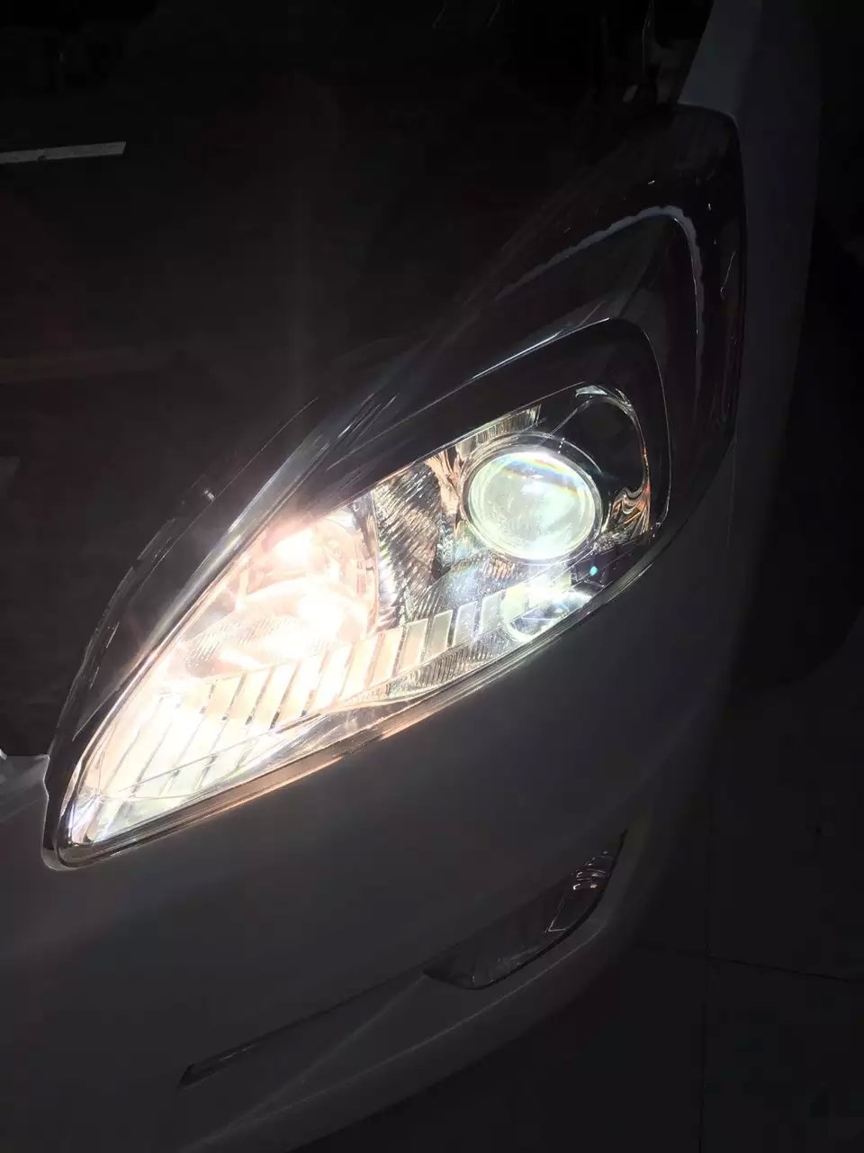 標致508車燈升級q5透鏡