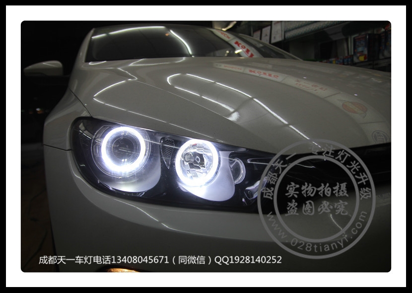 成都大眾尚酷車燈升級雙光透鏡日行燈