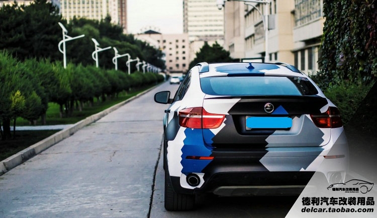 中國哈曼代理E71 HAMANN X6 像素迷彩涂裝