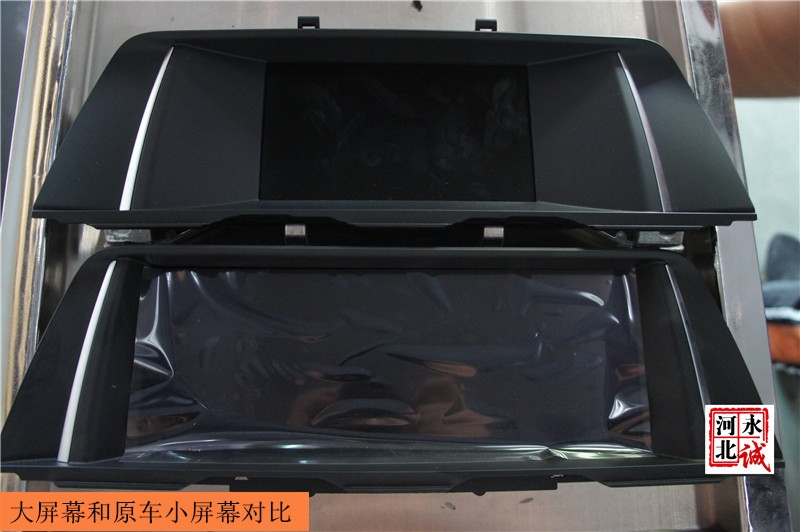 【永誠(chéng)汽車】石家莊寶馬五系525改裝NBT主機(jī)，大屏，手寫，副廠倒車影像