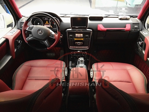 鄭州奔馳G63內(nèi)飾改裝/硬派的SUV越野車內(nèi)飾改裝