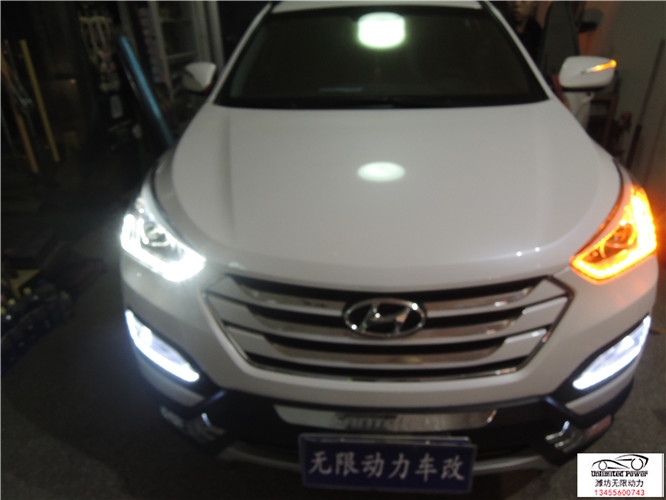 濰坊現(xiàn)代勝達(dá)改裝氙氣燈，LED淚眼