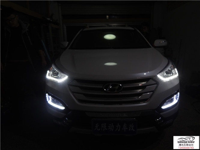 濰坊現(xiàn)代勝達(dá)改裝氙氣燈，LED淚眼