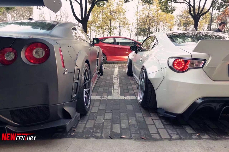 斯巴魯BRZ改裝寬體大包圍套件 豐田GT86改裝套件