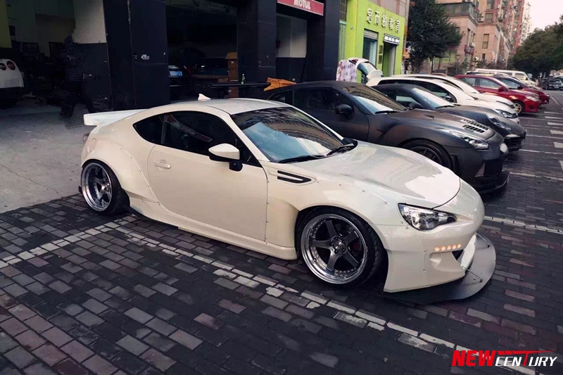 斯巴魯BRZ改裝寬體大包圍套件 豐田GT86改裝套件