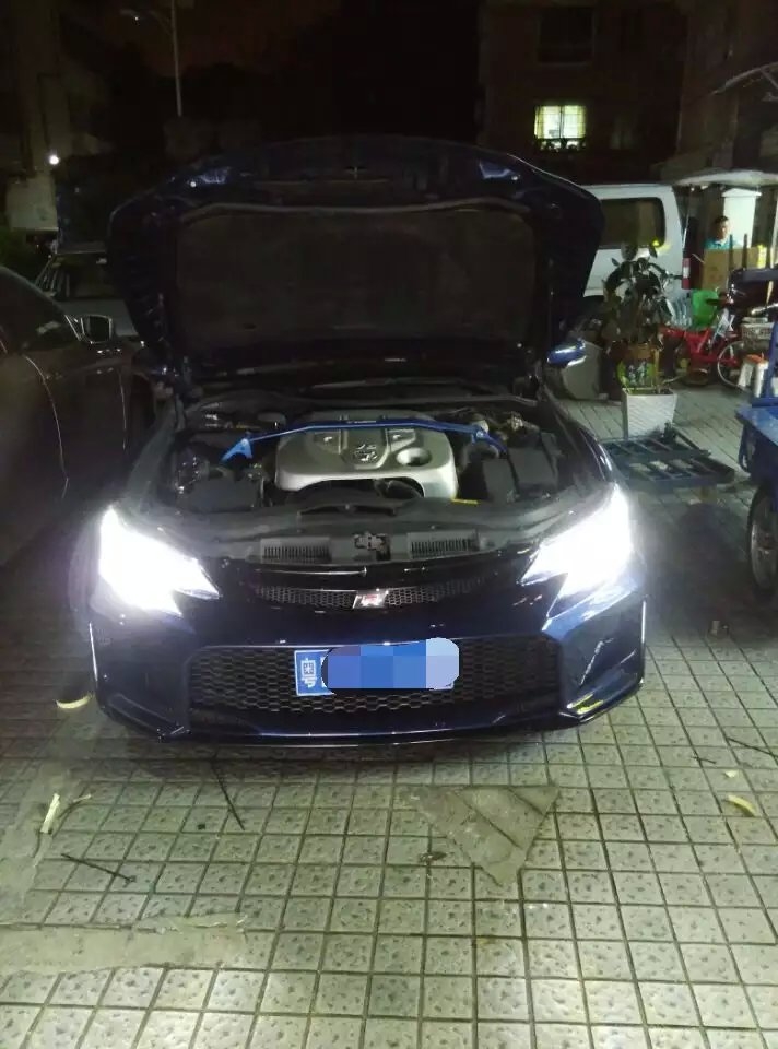 銳志車燈升級(jí)德國(guó)海拉5透鏡   深圳光速車改改燈