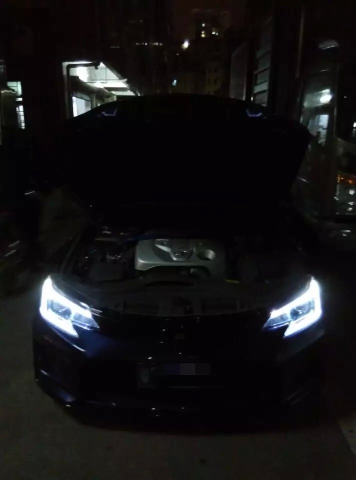 銳志車燈升級(jí)德國(guó)海拉5透鏡   深圳光速車改改燈