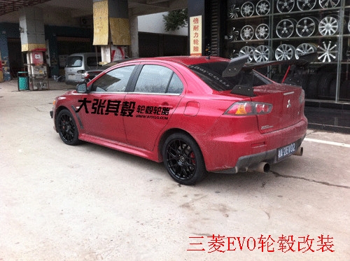 三菱EVO輪轂改裝升級(jí)-湖南長(zhǎng)沙輪轂輪胎改裝三菱輪轂輪胎改裝