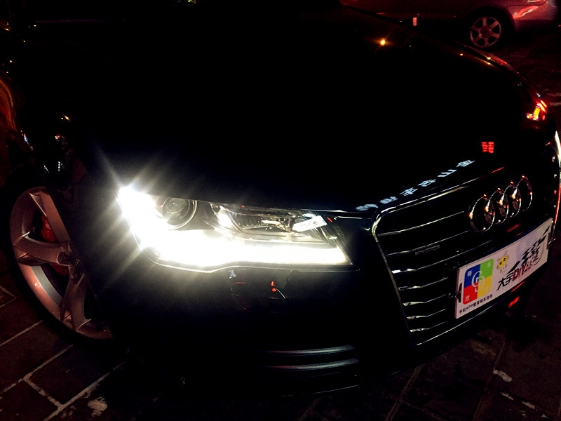 大宇車(chē)迷站 奧迪A7升級(jí)AP8520六活塞剎車(chē)套件