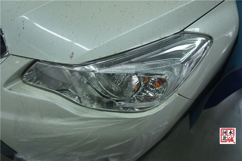 【永誠汽車】邢臺專業(yè)改燈，斯巴魯XV改裝海拉5透鏡+巖崎D3S 5500K氙氣燈