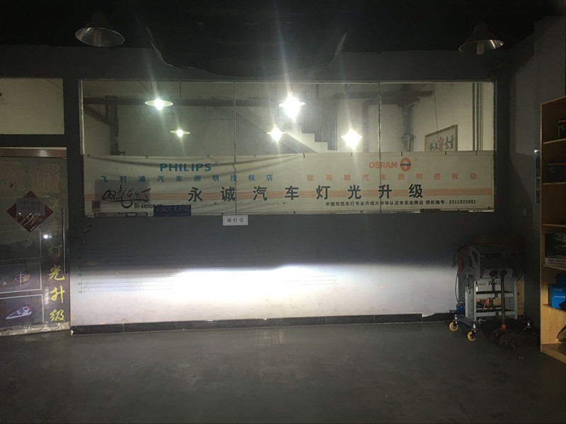 【永誠汽車】石家莊改燈，標(biāo)致308升級海拉5透鏡+巖崎D3S LBS氙氣燈