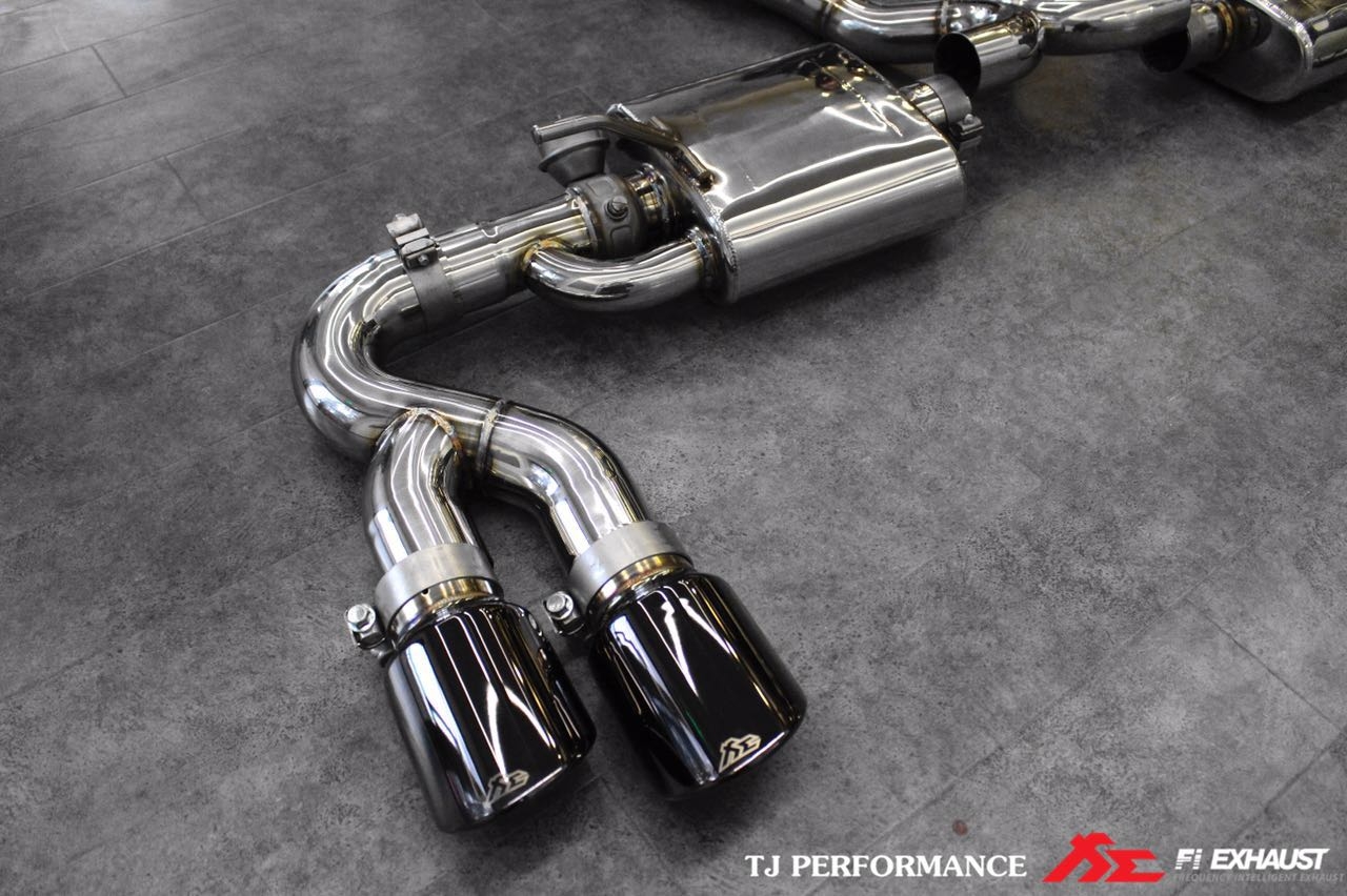 Fi Exhaust 遙控閥門排氣Porsche 958 Cayenne S Hybrid