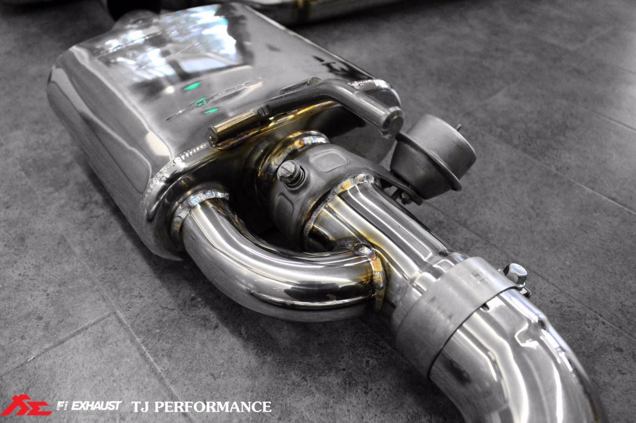 Fi Exhaust 遙控閥門排氣Porsche 958 Cayenne S Hybrid