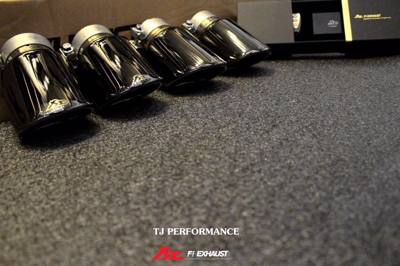 Fi Exhaust 遙控閥門排氣Porsche 958 Cayenne S Hybrid