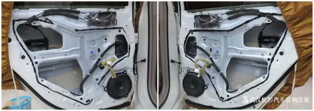【武漢松杉汽車音響改裝店】尼桑軒逸升級四門汽車隔音