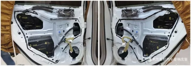 【武漢松杉汽車音響改裝店】尼桑軒逸升級四門汽車隔音