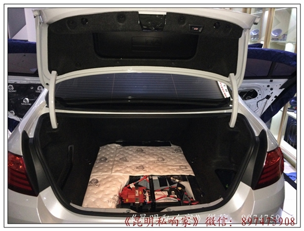 昆明汽車隔音降噪,寶馬528Li全車獅龍隔音降噪,豪車也需要安靜！