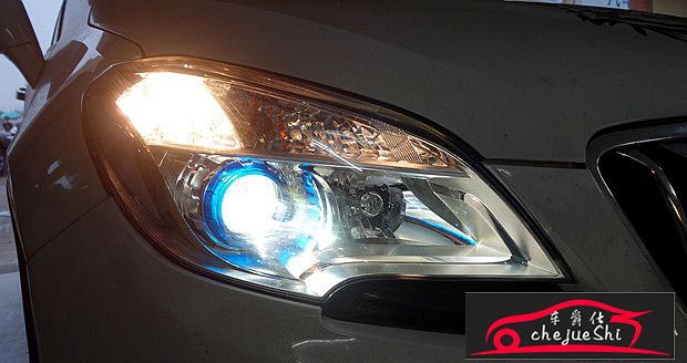 昂科拉改全新海拉5,深圳車爵仕汽車燈光改裝,深圳汽車大燈改裝