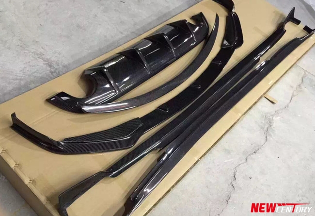 英菲尼迪Q50碳纖維小包圍 Q50改裝前唇后唇側(cè)裙尾翼大包圍套件