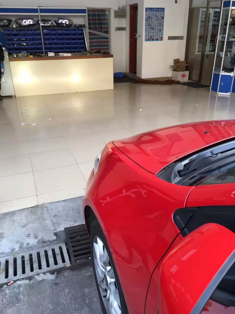浙牌菲亞特車燈升級     深圳光速車改改燈
