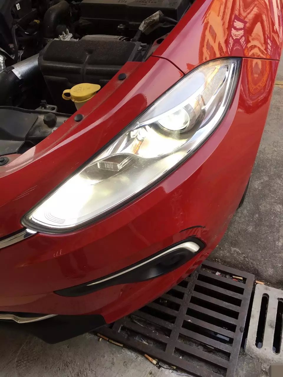 浙牌菲亞特車燈升級     深圳光速車改改燈