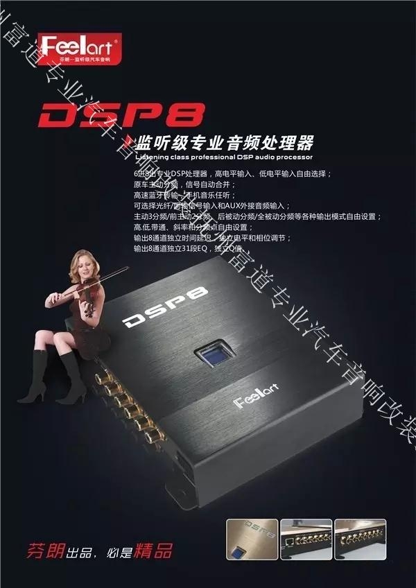 芬朗監(jiān)聽級(jí)專業(yè)音頻處理器DSP8——撫州十一汽車改裝音響升級(jí)