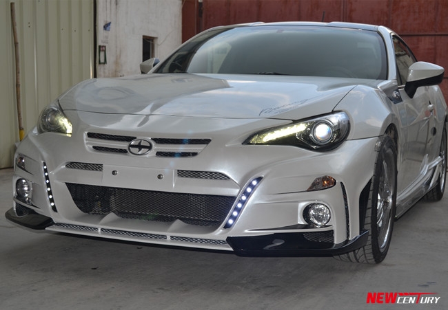 豐田GT86 斯巴魯BRZ改裝Rowen寬體大包圍 狼炎前杠后杠