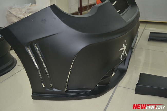 豐田GT86 斯巴魯BRZ改裝Rowen寬體大包圍 狼炎前杠后杠