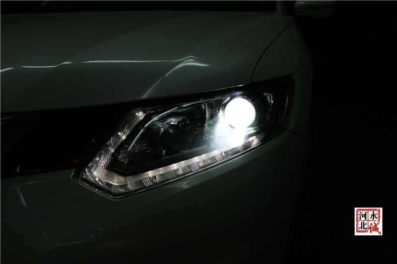 【永誠汽車】邢臺改燈，新奇駿升級貝雷帽透鏡+巖崎D3S LBS 5500K氙氣燈