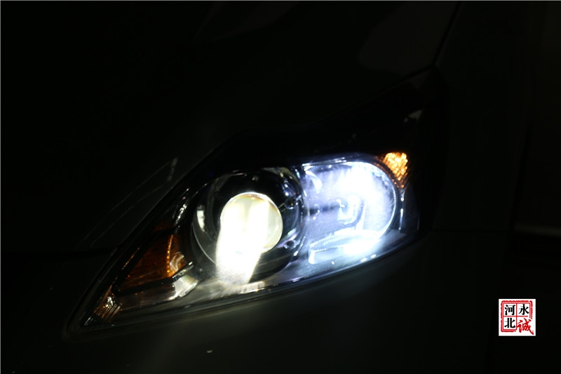 【永誠汽車】石家莊改燈，經(jīng)典?？怂垢呢惱酌蓖哥R+巖崎5500K氙氣燈