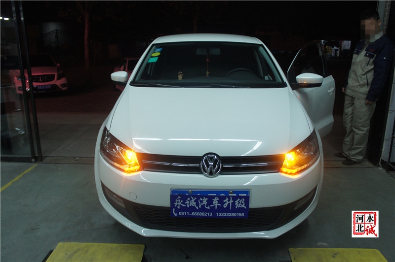 【永誠(chéng)汽車】邢臺(tái)改燈，大眾高七改裝海拉5透鏡+歐司朗氙氣燈+日間行車燈