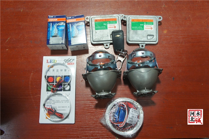 【永誠汽車】石家莊專業(yè)改燈，科魯茲改裝Q5透鏡+歐司朗CBI氙氣燈+歐司朗安定
