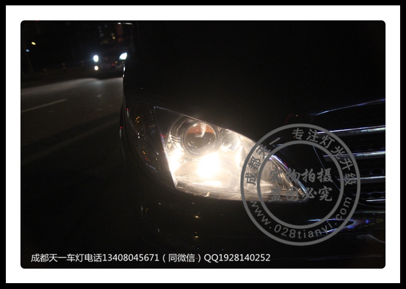 成都威霆改裝車燈升級海拉5雙光透鏡日行燈