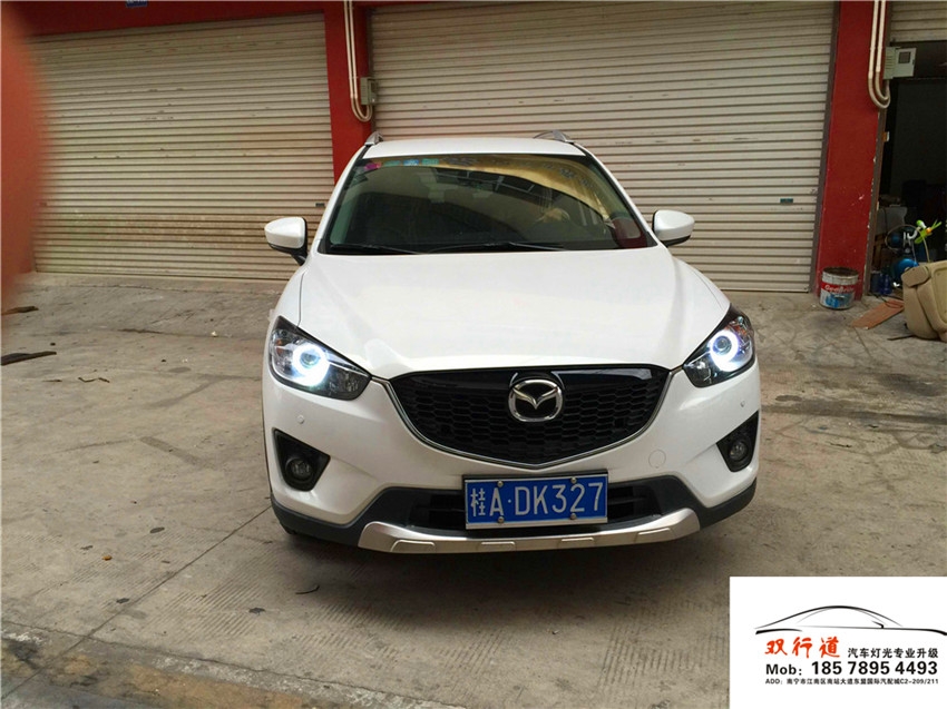 雙行道車燈改裝-CX-5升級Q5雙光透鏡