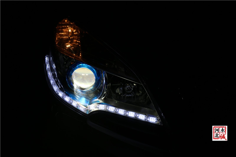 【永诚汽车】石家庄改灯，昂科拉改装全新海拉5透镜+飞利浦D1S氙气灯+日行灯