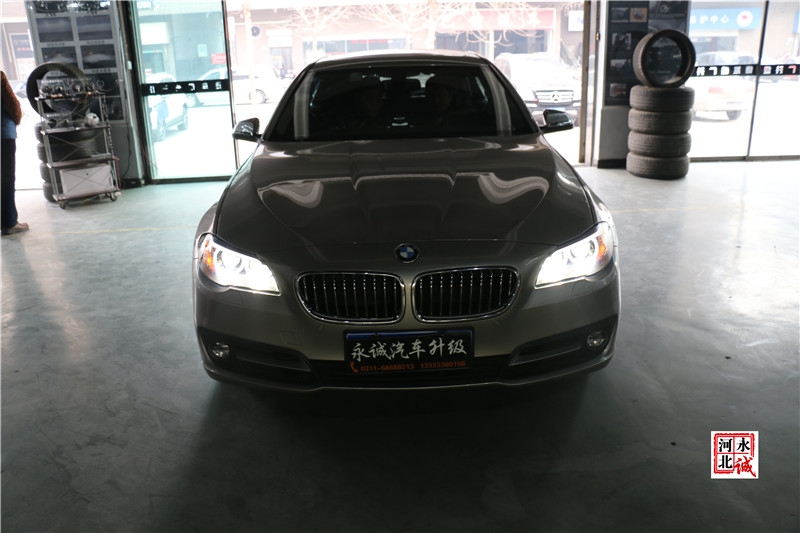 【永誠汽車】邢臺專業(yè)改車燈，寶馬五系改裝海拉5透鏡+歐司朗D2S氙氣燈
