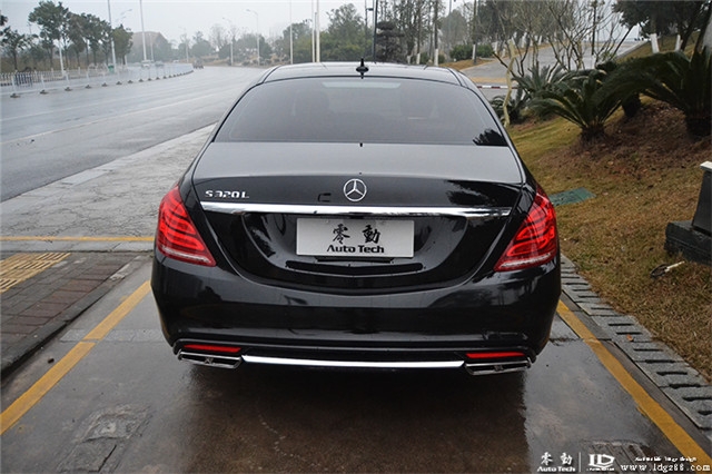 奔馳S320L改裝S65包圍，卡鉗噴漆 --湖南長(zhǎng)沙專業(yè)奔馳改裝