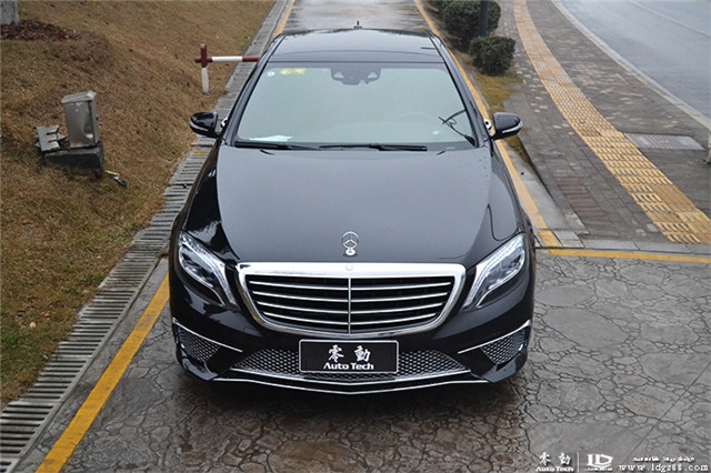 奔馳S320L改裝S65包圍，卡鉗噴漆 --湖南長(zhǎng)沙專業(yè)奔馳改裝