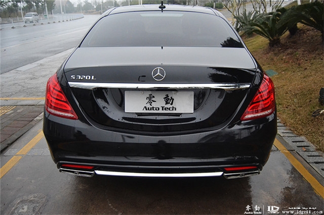 奔馳S320L改裝S65包圍，卡鉗噴漆 --湖南長(zhǎng)沙專業(yè)奔馳改裝