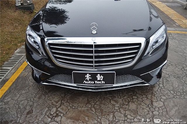 奔馳S320L改裝S65包圍，卡鉗噴漆 --湖南長(zhǎng)沙專業(yè)奔馳改裝