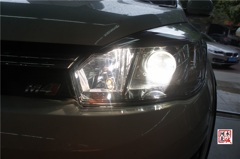 【永誠汽車】邢臺改燈，長城M4改裝Q5透鏡，歐司朗D3S氙氣燈