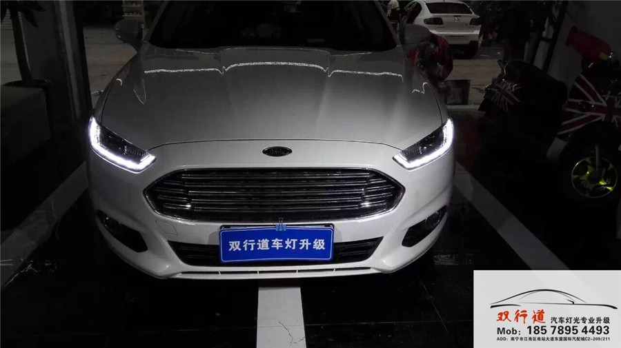 南寧雙行道車燈改裝-新蒙迪歐升級大燈總成