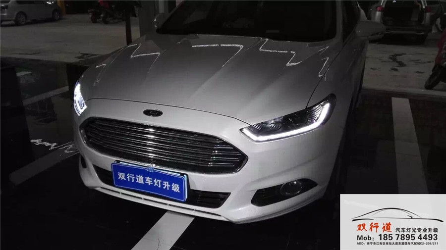 南寧雙行道車燈改裝-新蒙迪歐升級大燈總成