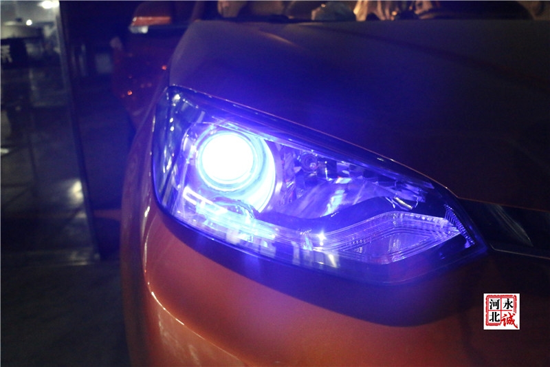 【永誠汽車】邢臺改車燈，名爵銳騰升級Q5透鏡，飛利浦XV 4800K氙氣燈