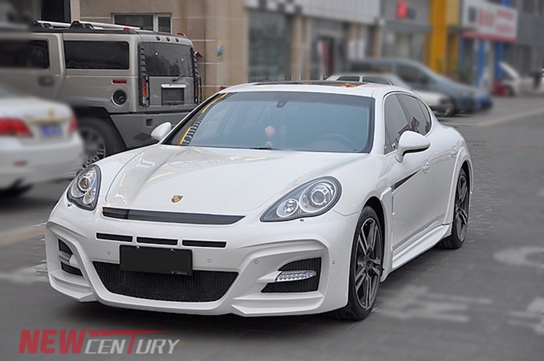 保時(shí)捷panamera改裝案列 panamera970改裝大包圍尾翼機(jī)蓋