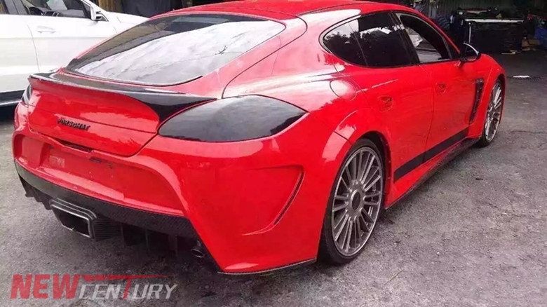 保時(shí)捷panamera改裝案列 panamera970改裝大包圍尾翼機(jī)蓋