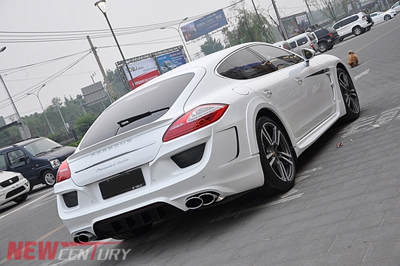 保時(shí)捷panamera改裝案列 panamera970改裝大包圍尾翼機(jī)蓋