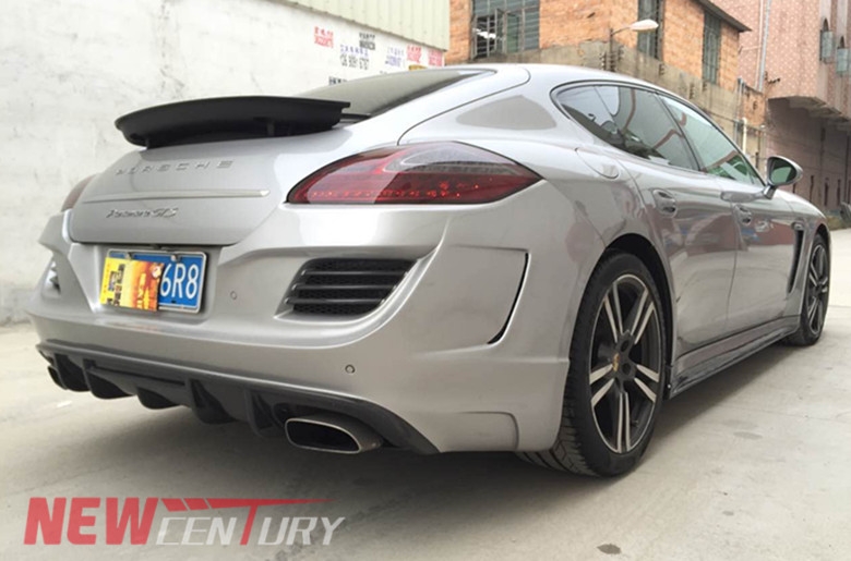 保時(shí)捷panamera改裝案列 panamera970改裝大包圍尾翼機(jī)蓋