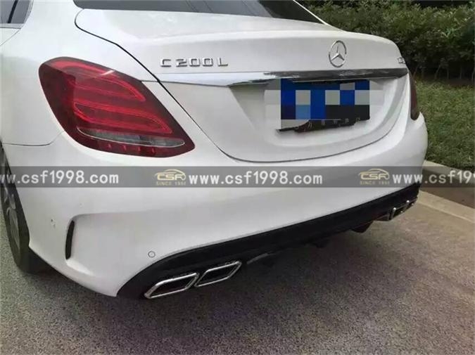 奔馳新款C級改裝C63 AMG包圍排氣尾嘴