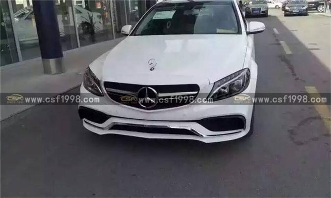 奔馳新款C級改裝C63 AMG包圍排氣尾嘴